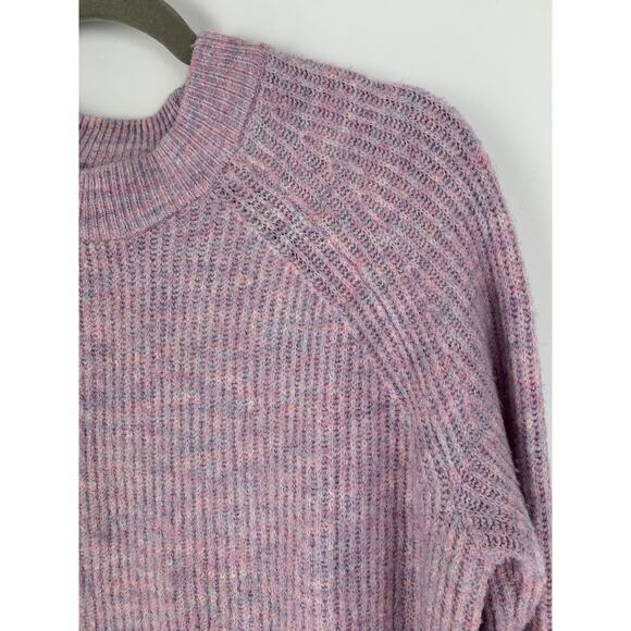 H&M Basic/Basique Purple Crewneck Sweater Pullover Womens Medium - Picture 3 of 7